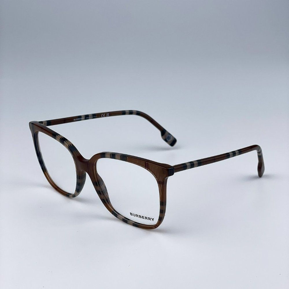 Burberry BE2367 3966 Eyeglasses Check Brown Square Women - Picture 7 of 12